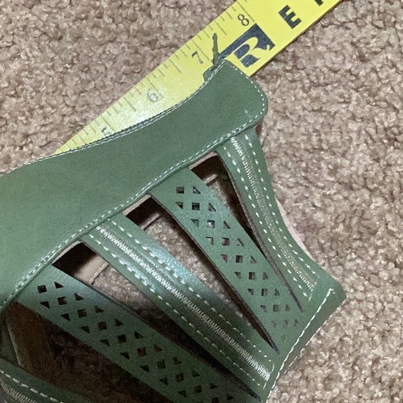 Henry Ferrera Open Toe Wedge Sandals - Size 9 - Picture 5 of 9